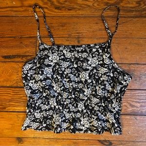 Floral crop top by SO! Super light rayon top, perfect for Summer